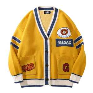 Pullover Cardigan Bear