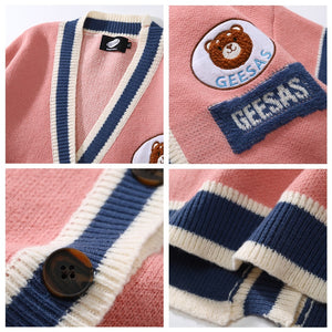 Pullover Cardigan Bear
