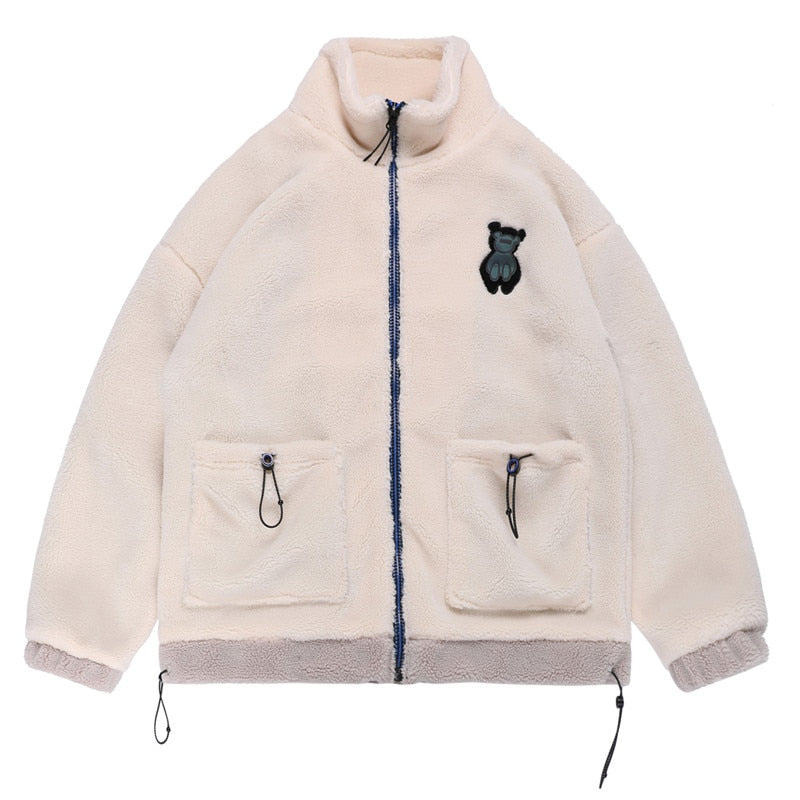 Jaqueta Teddy Patch