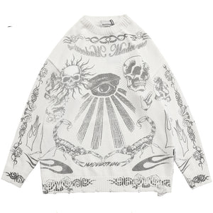 Pullover Skull Tattoo