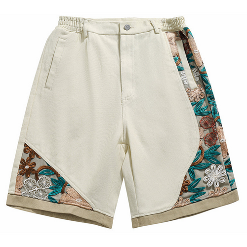 Bermuda Floral Embroidery